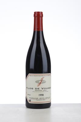 CLOS VOUGEOT 1998 - Jean Grivot - 1 Bottle