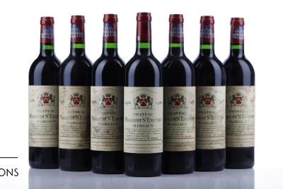 MALESCOT ST EXUPERY 1996 - 7 Bottles