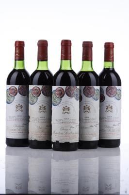 MOUTON ROTHSCHILD 1978 - 5 Bottles - Owc 12