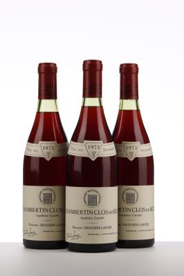 CHAMBERTIN CLOS DE BEZE 1973 - Drouhin Laroze - 3 Bottles