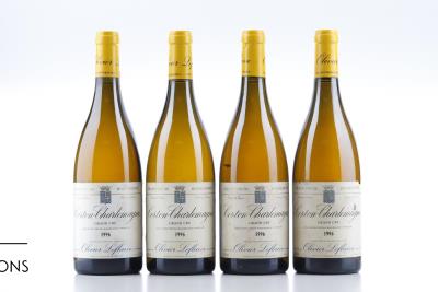 CORTON CHARLEMAGNE 1996 - Olivier Leflaive - 4 Bottles