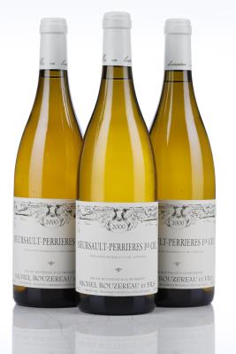 MEURSAULT PERRIERES 2000 - Michel Bouzereau - 3 Bottles