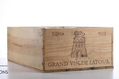 LATOUR 1986 - 12 Bottles - Owc 12