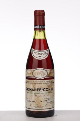 ROMANEE CONTI 1981 - Domaine de la Romanee Conti - 1 Bottle