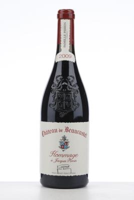 CHATEAUNEUF DU PAPE BEAUCASTEL HOMMAGE A JACQUES PERRIN 2009 - Beaucastel - 1 Bottle