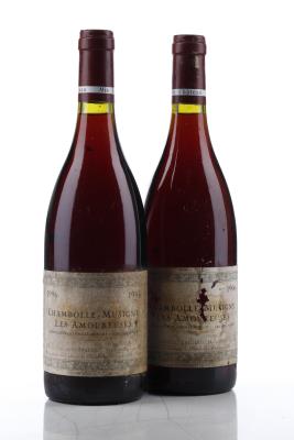 CHAMBOLLE MUSIGNY LES AMOUREUSES 1996 - Jacques Frederic Mugnier - 2 Bottles