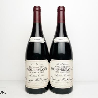 VOSNE ROMANEE AUX BRULEES 2001 - Meo Camuzet - 2 Bottles