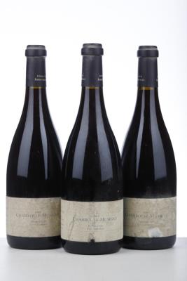 CHAMBOLLE MUSIGNY LES CHARMES 2003 - Amiot Servelle - 3 Bottles