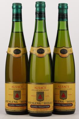 RIESLING CUVEE TRADITION 1975 - Hugel - 3 Bottles