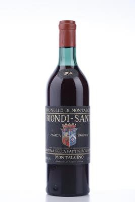 BRUNELLO DI MONTALCINO 1964 - Biondi Santi - 1 Bottle