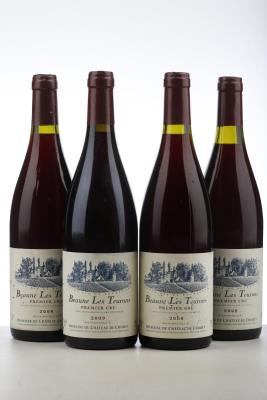 BEAUNE LES TEURONS 3*2008 + 1*2009   - Chateau de Chorey - 4 Bottles