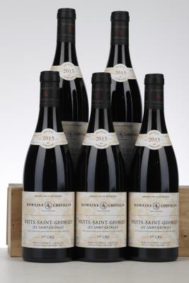 NUITS ST GEORGES LES ST GEORGES 2015 - Robert Chevillon - 5 Bottles