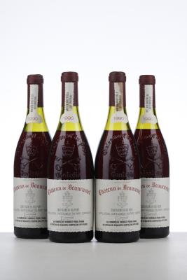 CHATEAUNEUF DU PAPE BEAUCASTEL 1990 - Beaucastel - 4 Bottles