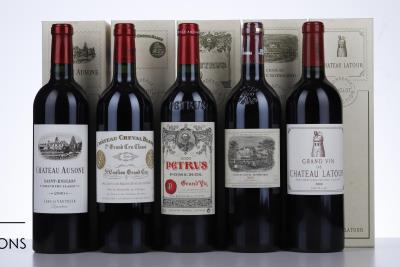 CAISSE DUCLOT 2000 - Petrus/Mouton Rothschild/Lafite Rothschild/Latour/Margaux/Haut Brion/Cheval Blanc/Ausone/Mission Haut Brion - Owc 9