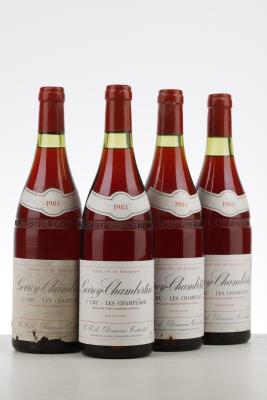 GEVREY CHAMBERTIN LES CHAMPEAUX 1983 - Tortochot - 4 Bottles