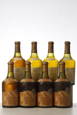 MIXED LOT VIN JAUNE 1979 1979 - Pierre Richard - Desire Petit - 8 x 0,620Ltr