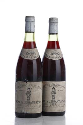 BEAUNE GREVES VIGNE DE L'ENFANT JESUS 1976 - Bouchard - 2 Bottles