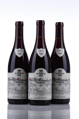 GRIOTTE CHAMBERTIN 2014 - Claude Dugat - 3 Bottles