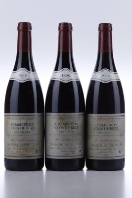 CHAMBERTIN CLOS DE BEZE 1998 - Bruno Clair - 3 Bottles