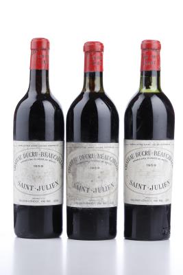DUCRU BEAUCAILLOU 1959 - Mb - Galand Londot - 3 Bottles