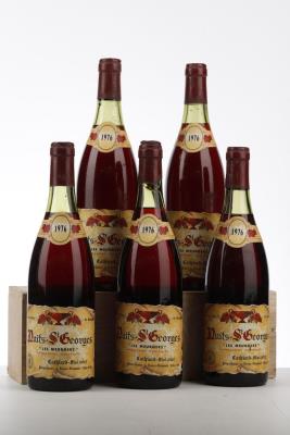 NUITS ST GEORGES LES MURGERS 1976 - Cathiard Molinier - 5 Bottles