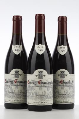 GEVREY CHAMBERTIN 2016 - Claude Dugat - 3 Bottles
