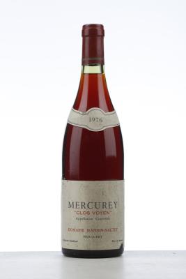 MERCUREY CLOS VOYEN 1976 - Domaine Jeannin Naltet - 1 Bottle