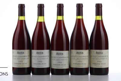 GEVREY CHAMBERTIN AUX COMBOTTES 1993 - Dujac - 5 Bottles