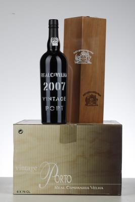 REAL COMPANHIA VELHA VINTAGE PORT 2007 - Real Companhia Velha - 6 Bottles - Owc 1