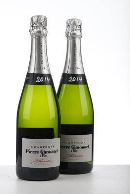 PIERRE GIMONNET CUVEE GASTRONOME 1ER CRU BLANC DE BLANCS BRUT 2014 - Pierre Gimonnet - 2 Bottles