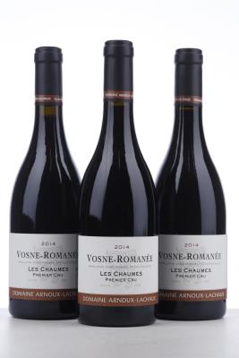 VOSNE ROMANEE LES CHAUMES 2014 - Arnoux Lachaux - 3 Bottles
