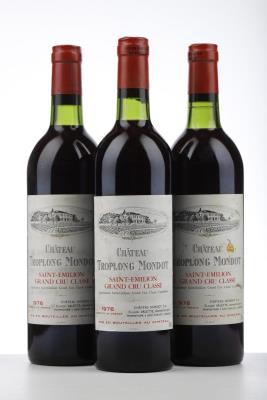 TROPLONG MONDOT 1976 - Mc - 3 Bottles