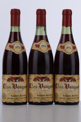 CLOS VOUGEOT 1974 - Cathiard Molinier - 3 Bottles