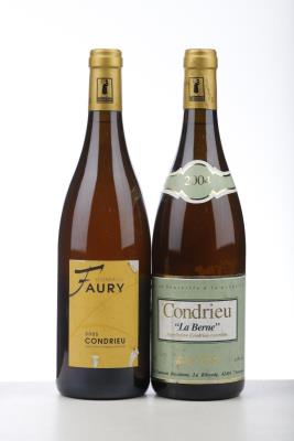 CONDRIEU 1*2004 LA BERNE + 1*2005  - Faury - 2 Bottles