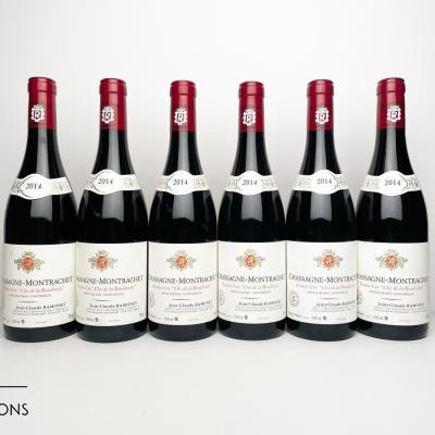 CHASSAGNE MONTRACHET ROUGE BOUDRIOTTE 2014 - Ramonet - 6 Bottles