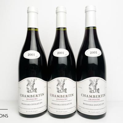 CHAMBERTIN 2001 - Dugat Py - 3 Bottles