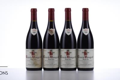 CLOS VOUGEOT 1998 - Denis Mortet - 4 Bottles