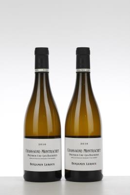 CHASSAGNE MONTRACHET BLANC LES BAUDINES 2016 - Benjamin Leroux - 2 Bottles