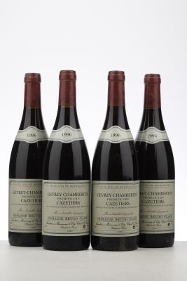 GEVREY CHAMBERTIN LES CAZETIERS 1996 - Bruno Clair - 4 Bottles