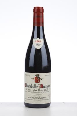 CHAMBOLLE MUSIGNY AUX BEAUX BRUNS 2003 - Denis Mortet - 1 Bottle