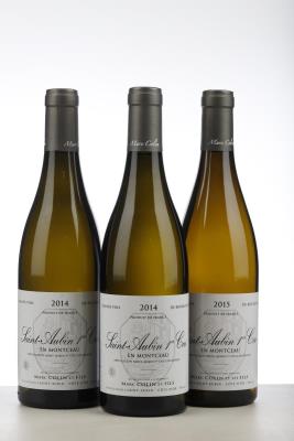 SAINT AUBIN BLANC EN MONCEAU 2*2014 + 1*2015   - Marc Colin - 3 Bottles