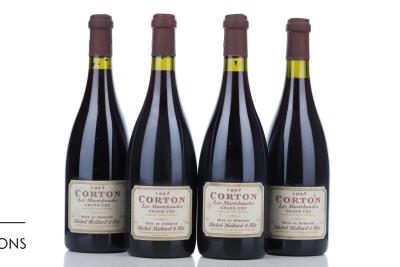 CORTON LES MARECHAUDES 1993 - Michel Mallard - 4 Bottles