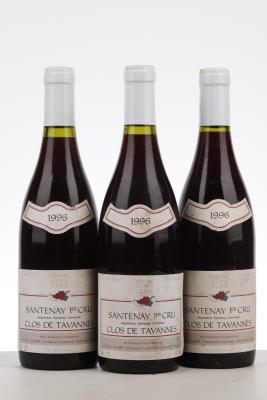 SANTENAY CLOS DE TAVANNES 1996 - Francois et Denis Clair - 3 Bottles