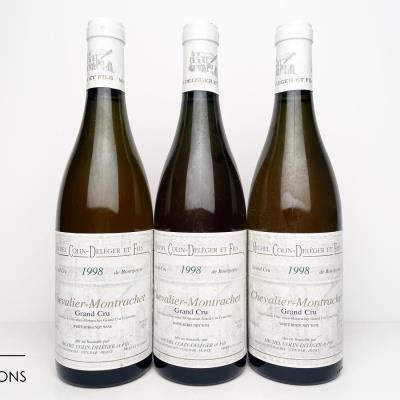 CHEVALIER MONTRACHET 1998 - Michel Colin Deleger - 3 Bottles