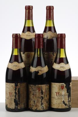 VOUGEOT LES PETITS VOUGEOT 1989 - Alain Hudelot Noellat - 5 Bottles
