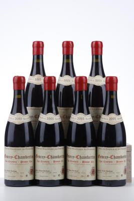 GEVREY CHAMBERTIN LES CAZETIERS 2005 - Vincent et Denis Berthaut - 7 Bottles