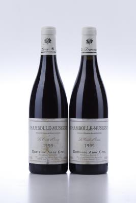 CHAMBOLLE MUSIGNY LA COMBE D'ORVEAU 1999 - Anne Gros - 2 Bottles