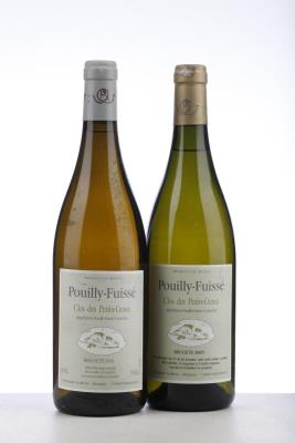 POUILLY FUISSE CLOS DES PETITS CROUX 1*2005 + 1*2008   - Guffens Heynen - 2 Bottles