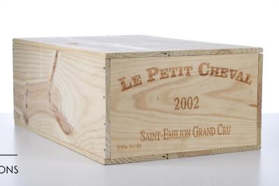 PETIT CHEVAL 2002 - 12 Bottles - Owc 12