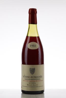 VOSNE ROMANEE CROS PARANTOUX 1982 - Henri Jayer - 1 Bottle